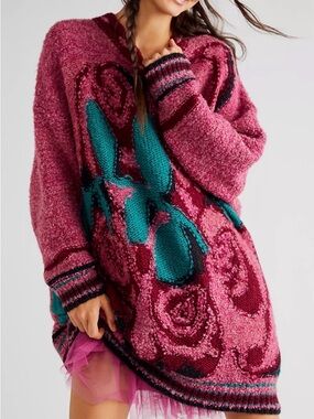 Free People Row Of Roses Tunic